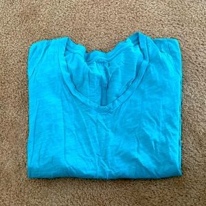 Teal colored tshirt size L